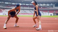 Razer Patricia juga nge-gym untuk menjaga kebugaran. Dia bersama pacarnya, Rino Soedarjo sering berolahraga bareng. 