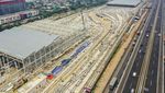 Foto Udara Tunjukan Progres Terkini Depo LRT Jatimulya Bekasi