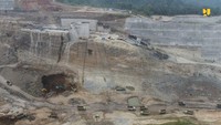 Kehadiran bendungan ini diharapkan dapat memberikan manfaat sebagai infrastruktur pengendali banjir di Kota Medan dan Kabupaten Deli Serdang dengan mereduksi derasnya aliran air hulu Sungai Percut dan Sungai Deli saat musim hujan sebesar 68,17 m3/detik.Foto: Dok. Kementerian PUPR