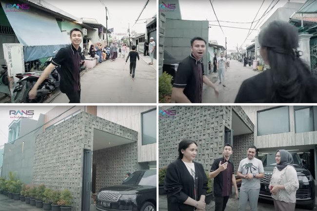 Memiliki hunian yang cukup luas dan mewah, crazy rich Tanjung Priok, Ahmad Sahroni memilih untuk tinggal di rumah yang berlokasi di gang sempit. Rumah Sahroni itu tampak mencolok bak istana di tengah pemukiman dengan koleksi-koleksi mobil mewah miliknya. Dari luar terlihat bahwa rumah Sahroni bergaya minimalis dengan didominasi warna coklat dan abu-abu. Foto: Dok. YouTube