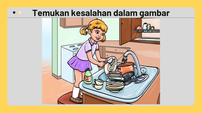 Dalam deretan gambar ini ada hal-hal yang tidak masuk akal. Apakah kamu bisa menemukannya? Bila benar semua berarti kemampuan otak dan mata kamu bagus.