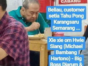 Viral Lagi Orang Terkaya di Indonesia Makan Tahu Pong, Netizen Puji Kesederhanaannya