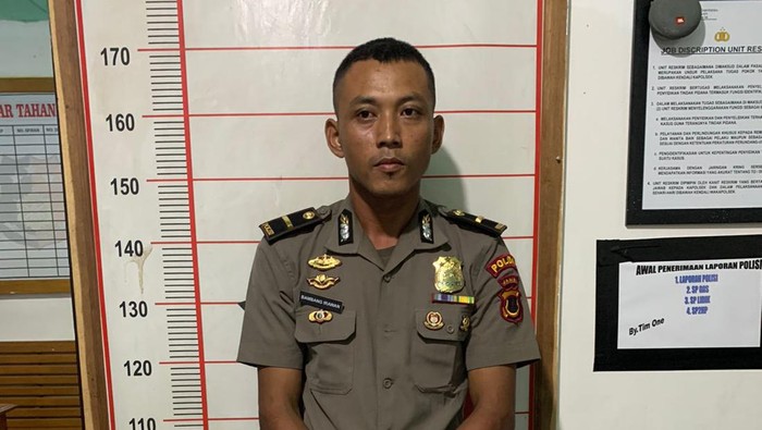 Bambang Irawan, Ipda gadungan asal Jambi ditangkap di Muba Sumsel. (Foto: dok. Polres Muba)