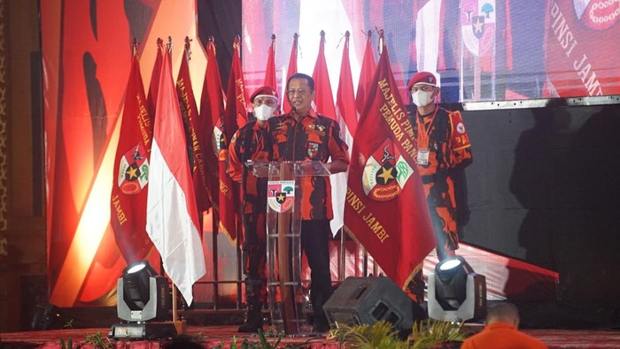 Bamsoet hadiri pembukaan Muswil ke VII Pemuda Pancasila Jambi.