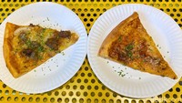 Pizza di sini memakai adonan dan topping berbahan nabati yang ramah untuk pelaku vegan. Maxs Pizza juga menawarkan seloyang pizza dengan adonan gluten-free.