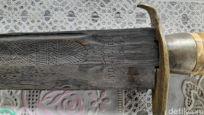 Golok Cikeruh yang menjadi salah satu koleksi Museum Prabu Geusan Ulun di Kabupaten Sumedang