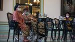 Momen Jokowi Hadiri Jumenengan Mangkunegoro X