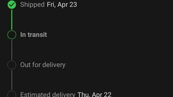 Barang tiba sehari sebelum dikirim. Foto: Reddit via Boredpanda