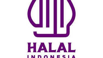 Nah, ini dia logo baru halal di Indonesia. Warnanya ungu seperti Brunei dengan kaligrafi tulisan halal memakai Khat Kufi yang menjadi bentuk gunungan wayang atau kubah masjid. Jika dibandingkan dengan negara lain, siapa nih yang paling unik? Foto: BPJPH