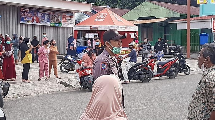 Lokasi emak-emak meninggal saat antre minyak goreng di Berau, Kaltim (Dok. Istimewa)