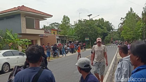 Lokasi kecelakaan maut bocah kembar ditabrak moge
