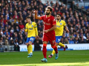 Brighton Vs Liverpool: Salah Masuk Buku Rekor Premier League