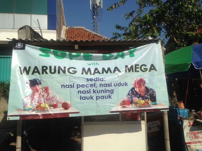 Terinspirasi Artis Korea, 10 Nama dan Tampilan Warung Makan Ini Bikin Ngakak!