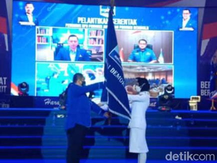 Pelantikan Ketua Demokrat di Jambi (Ferdi Almunanda/detikcom)
