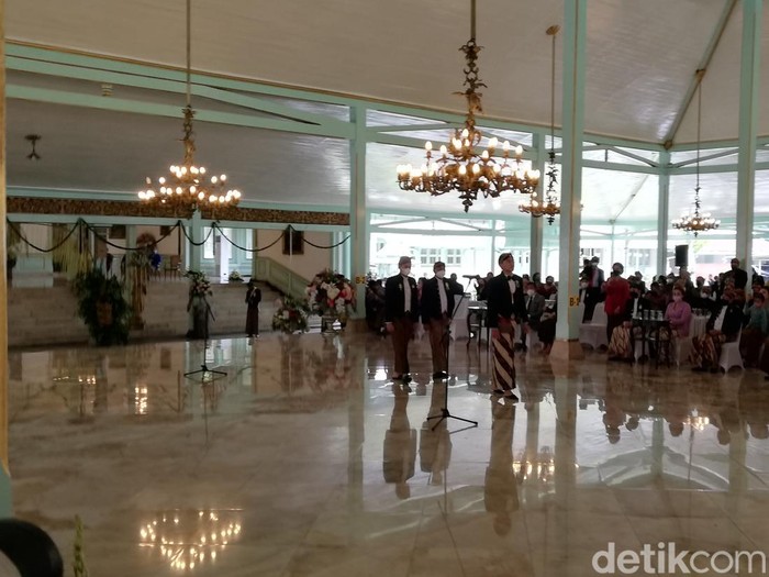 Suasana jumenengan KGPAA Mangkunegoro X, Sabtu (12/3/2022).
