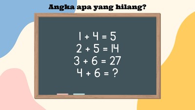 Latih Otak Makin Encer dengan Teka-teki Ini, Bisakah Kamu Jawab Semua?