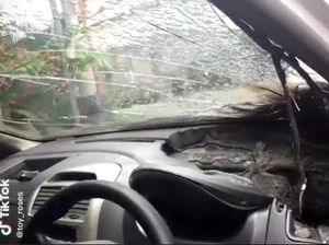 Viral Dashboard Mobil sampai Meleleh Gegara Korek Gas Meledak