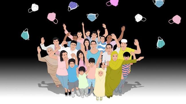 Ilustrasi Virus Corona, Covid 19