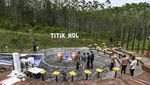 Melihat Persiapan Ritual Kendi Nusantara di Titik Nol IKN