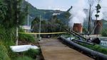 Usai Kebocoran Gas, Garis Polisi Terpasang di PLTP Dieng