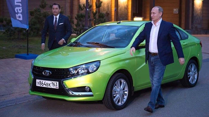 Lada dan Presiden Putin