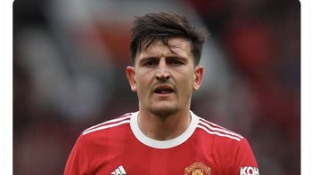 Sementara Harry Maguire tampil payah dan membuat gol bunuh diri. Bisakah kita semua setuju bahwa Maguire adalah rekrutan MU paling buruk sepanjang masa? tulis akun ini. Foto: Twitter