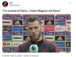 Ronaldo Dipuja Netizen, Maguire Kena Damprat