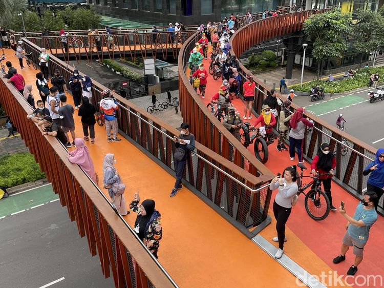 Potret Spot Ngabuburit Asyik di Jakarta Pusat