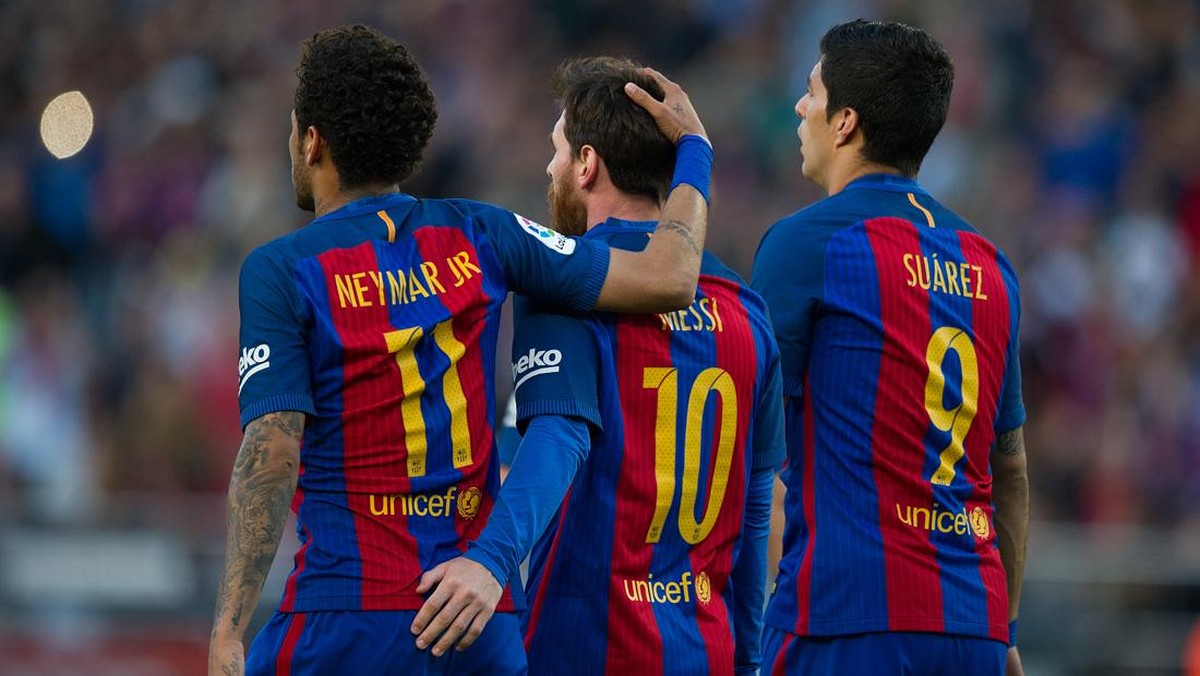 Trio MSN, Messi-Suarez-Neymar. Foto: Getty Images/Denis Doyle