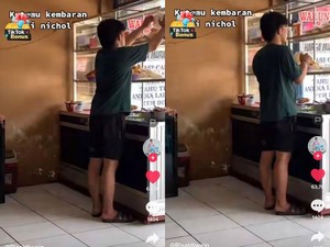 Beli Burger Dapat Hadiah Bawang hingga Penjual Nasi Padang Mirip Jefri Nichol
