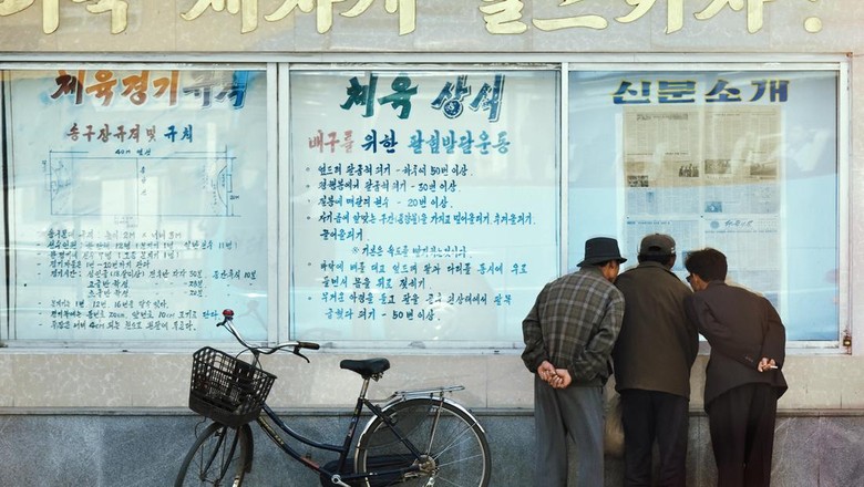 Suasana di Kaesong, Korea Utara pada 5 Mei 2019 Suasana di Kaesong, Korea Utara pada 5 Mei 2019