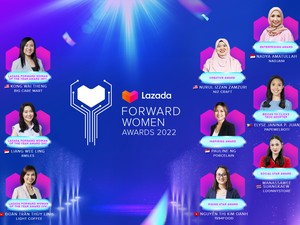 3 Pebisnis Perempuan Asal RI Raih Lazada Forward Women Awards 2022