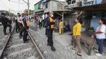 Ratusan Bangunan Liar di Lintas Stasiun Tanjung Priok Dirobohkan