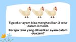 Teka-teki Soal Matematika Ini Gampang Menipu, Awas Jangan Kegocek!