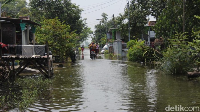 banjir di Desa Ketapangkuning Jombang