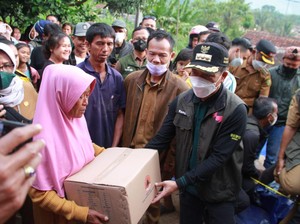Bupati Bandung Minta Rumah Rawan Longsor di Bojong Nagreg Dipindah