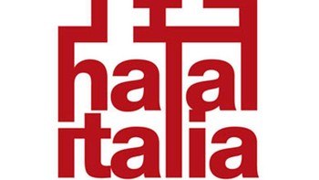 Kalau ini label halal di Italia dari Co.Re.Is - Halal Italia. Dia menggabung tulisan latin Halal Italia dan kaligrafi Khat Kufi juga. Foto: Co.Re.Is - Halal Italia