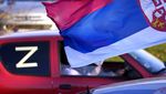 Dukung Putin Invasi Ukraina, Simbol Z Hiasi Kendaraan Warga Serbia