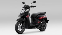 Honda Genio terbaru kini didukung ban tubeless yang lebih lebar, depan 100/90-12 dan belakang 110/90-12.  Foto: Dok. Astra Honda Motor