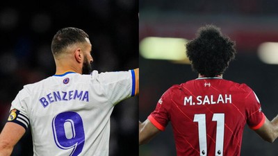Adu Kuat Karim Benzema Vs Mohamed Salah