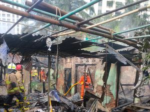 Pemukiman Warga di Tanah Abang Jakpus Kebakaran, 39 KK Terdampak