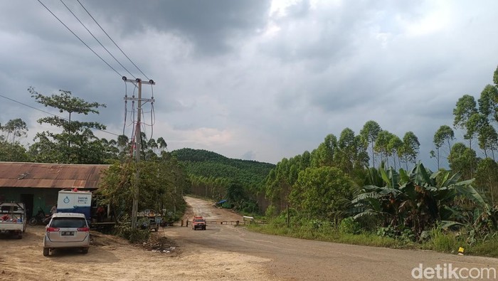 Kondisi cuaca di IKN Nusantara sore ini.
