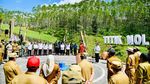 Momen Jokowi dan Gubernur Satukan Tanah dan Air di IKN Nusantara