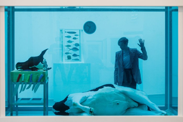 Nyeleneh Banget! Karya Seni Damien Hirst Lampaui Batas LONDON, ENGLAND - MARCH 09:Our Father Who Art in Heaven, 2005, goes on view as part of the Damien Hirst