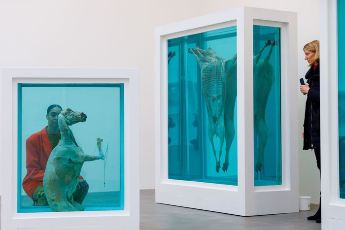 Nyeleneh Banget! Karya Seni Damien Hirst Lampaui Batas LONDON, ENGLAND - MARCH 09:Our Father Who Art in Heaven, 2005, goes on view as part of the Damien Hirst