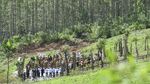 Kendi Nusantara di Titik Nol IKN Bergambar Lambang Negara