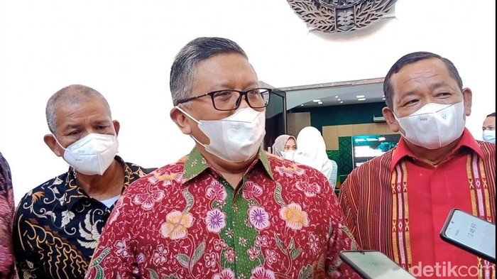 Sekjen PDIP Hasto Kristiyanto (Ahmad Arfah Fansuri Lubis/detikcom).