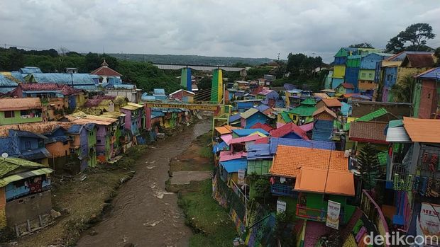 Wajah muram Kampun Warna-warni Jodipan Malang yang mencoba bertahan di tengah pandemi COVID-19