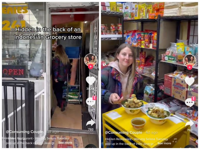 Keren! Di New York Ada Warung Indonesia Nyempil yang Sajikan Tahu Campur