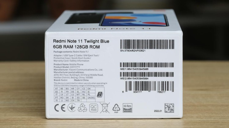 Redmi note 11 аккумулятор